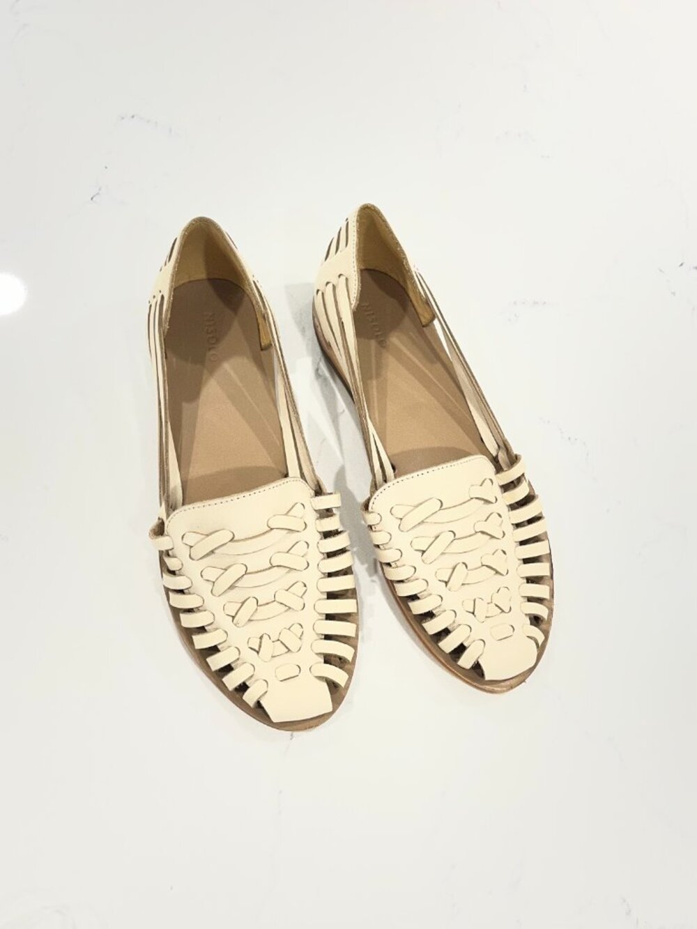 NISOLO Huarache Sandal - Leather Sand Nubuck Women's Size 9